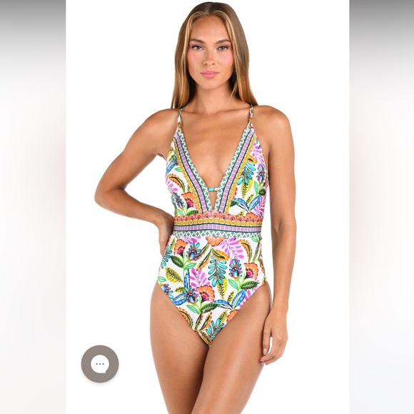 Sunshine 79 swimsuit - v plunge one piece w tummy control size 6 bathing suit - Picture 11 of 14